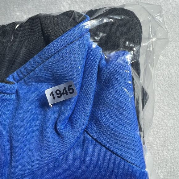 VTG NIKE Spell Out Swoosh Track Jacket Men’s Medium Blue Sweatshirt 80s Blue Tag - Picture 10 of 10